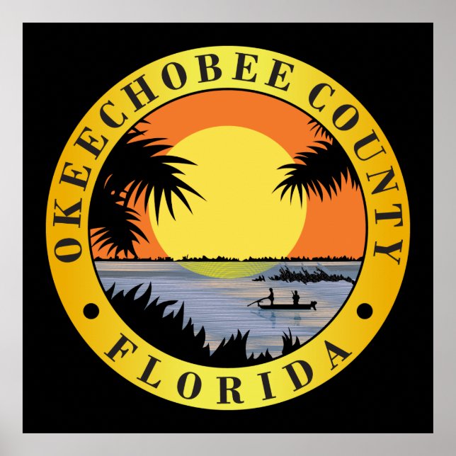 Okeechobee län poster (Framsidan)