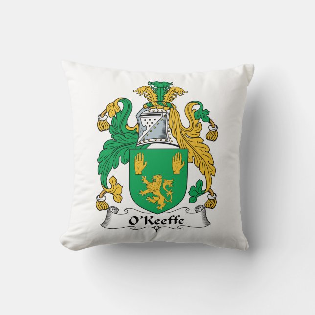 O'Keefe familjevapen Kudde (Framsida)