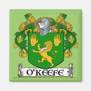 O'Keefe vapensköldmagnet Magnet