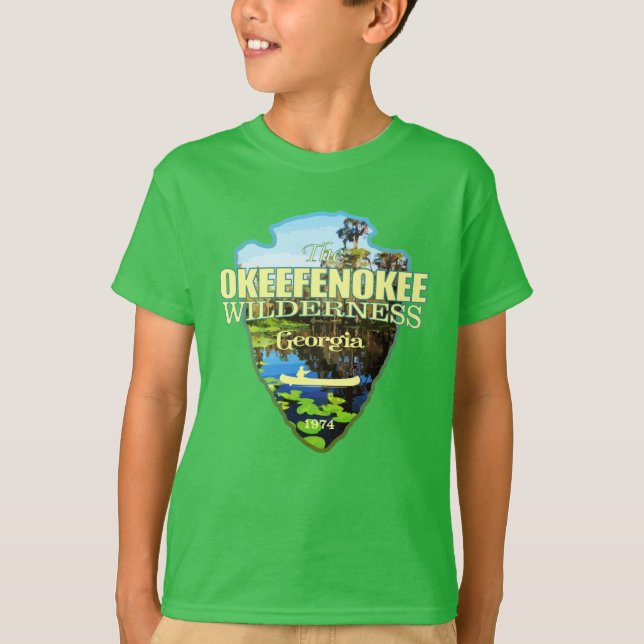 Okeefenokee WA (pilhuvud) T Shirt (Framsida)