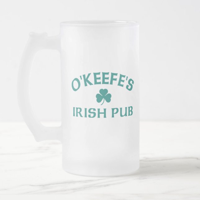 O'Keefes Irish Pub  Frostat Ölglas (Vänster)