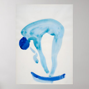 O'Keeffe - Blue Series - Abstrakt Poster