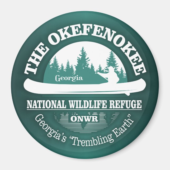 Okefenokee NWR (CT) Magnet (Framsidan)