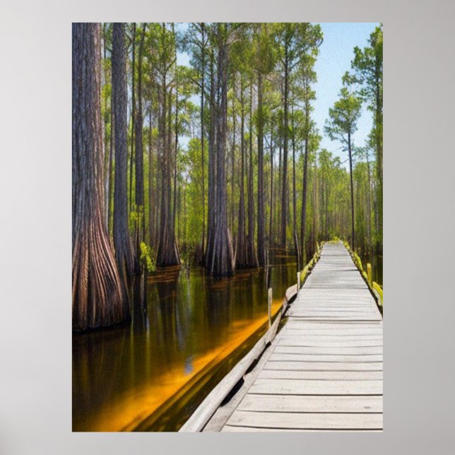 Okefenokee Swamp Poster (Framsidan)
