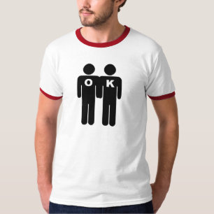 Okej att vara gay t-shirt