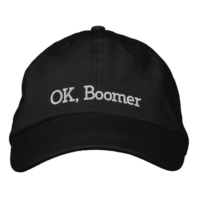 Okej, Boomer | Broderad Keps (Framsida)
