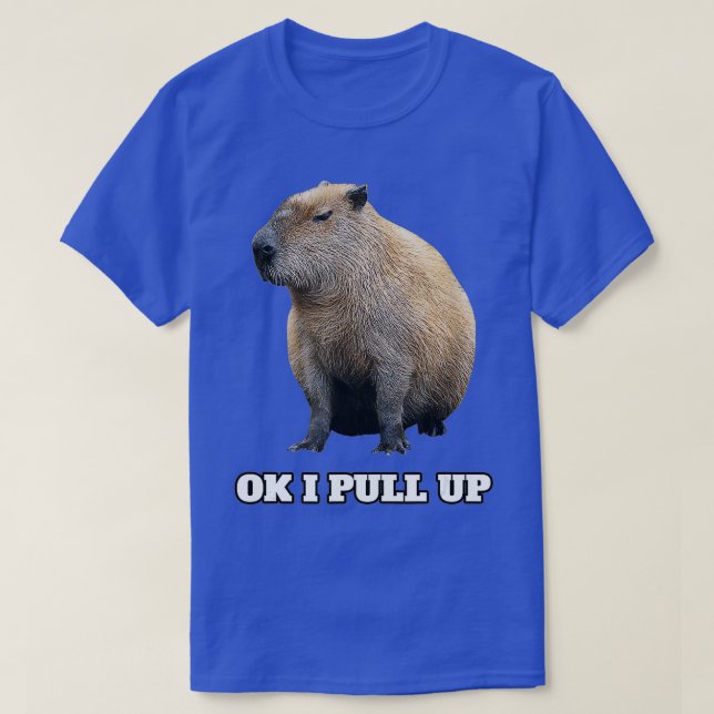 Okej, jag drar upp Capybara (2) T Shirt (Design framsida)