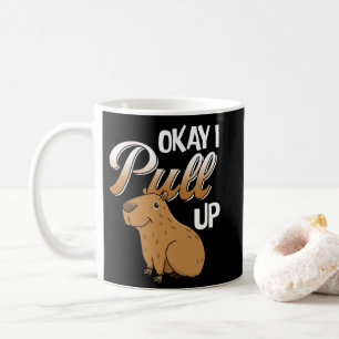 Okej, jag drar upp Capybara Hydrochoerus hydrochae Kaffemugg