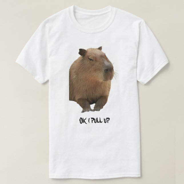Okej, jag drar upp Capybara T-Shirt (Design framsida)