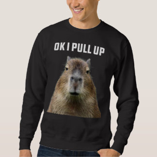 Okej, jag drar upp Capybara T-Shirt Lång Ärmad Tröja