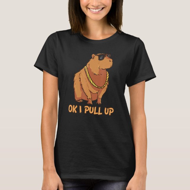 Okej, jag drar upp glasögonslangen. t shirt (Framsida)