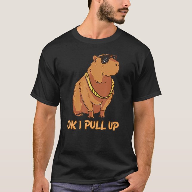 Okej, jag drar upp glasögonslangen. t shirt (Framsida)