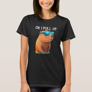 Okej, jag tar upp Capybara Capybara Costume för Kv T Shirt