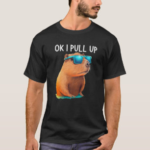 Okej, jag tar upp Capybara Capybara Costume för Kv T Shirt