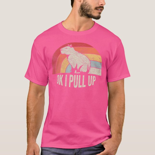 Okej, jag tar upp Capybara Capybara T Shirt (Framsida)