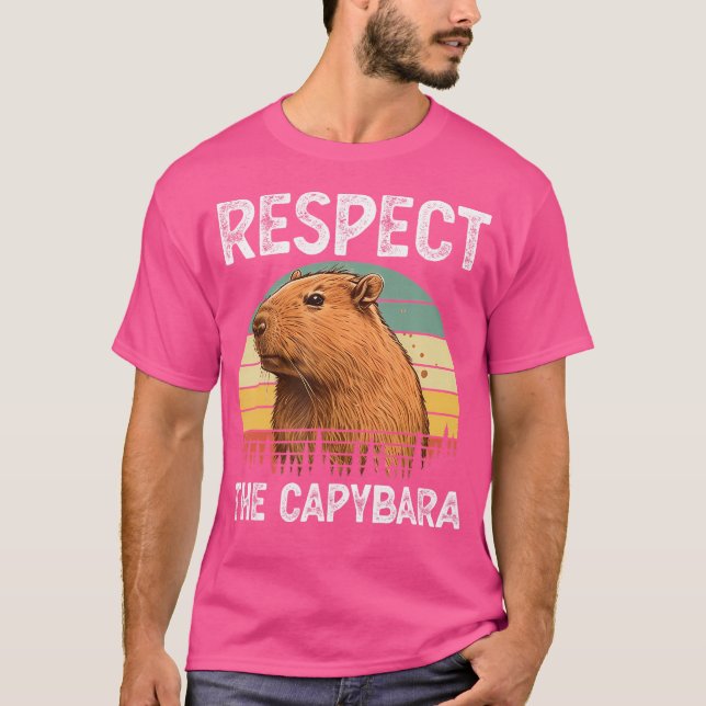 Okej, jag tar upp Capybara Funny Capybara för kvin T Shirt (Framsida)