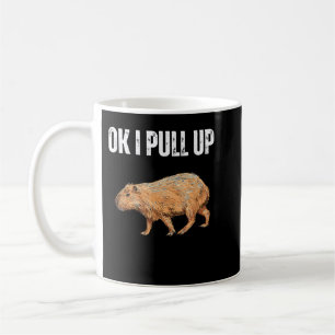 Okej, jag tar upp Capybara Shirt Funny Capybara Me Kaffemugg