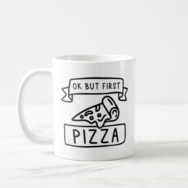 Okej, men först Pizza Kaffemugg (Vänster)