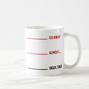 Okej, prata kaffemugg