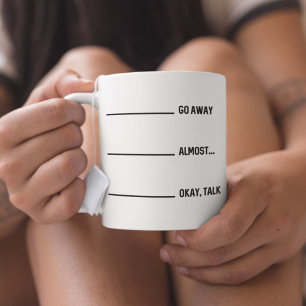 Okej, prata kaffemugg