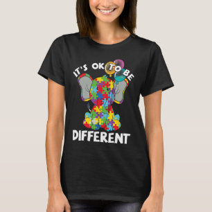 Okej, var annorlunda Autistisk elefant Bylloons Au T Shirt