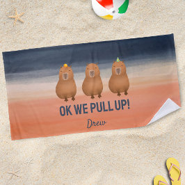 "Okej, vi kör upp!" Funny Capybara Meme-Personlig