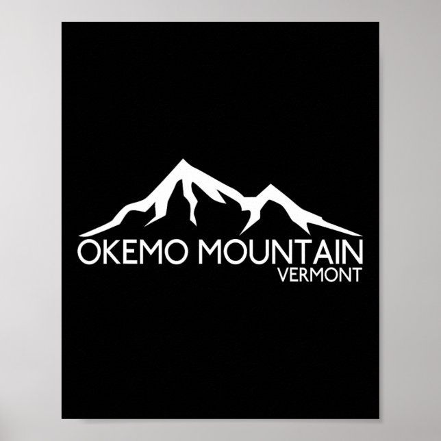 Okemo Mountain Skiing Vermont Poster (Framsidan)