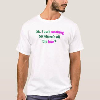 Oken avslutade jag att röka tee