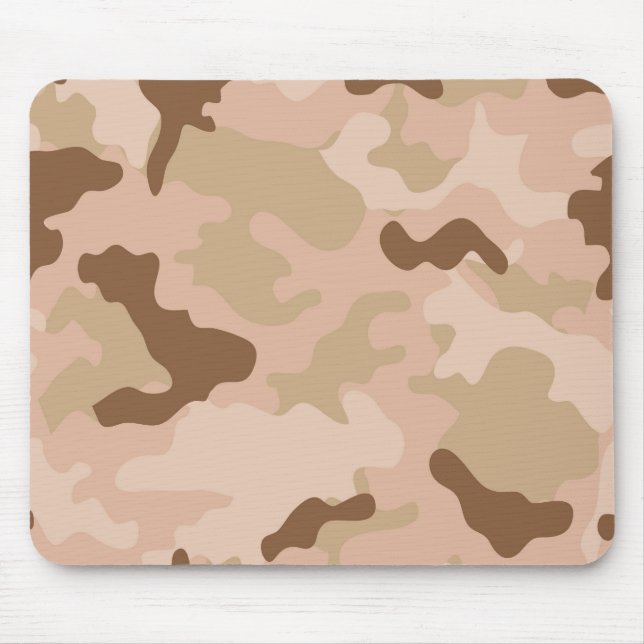 Öken Camo Mousepad Musmatta (Framsidan)