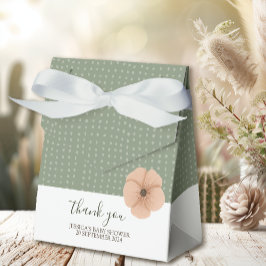 Öken Chic Baby Shower Förmånslådor Presentaskar