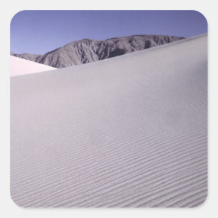 Öken Death Valley nationalpark, Kalifornien Fyrkantigt Klistermärke
