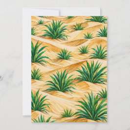 Öken Dyner Agave Mönster Inbjudningar