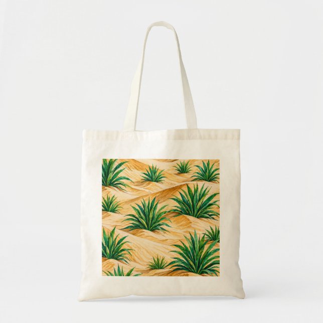 Öken Dyner Agave Mönster Tygkasse (Framsidan)