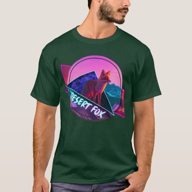 Öken Fo 1980s Original rolig T Shirt (Framsida)