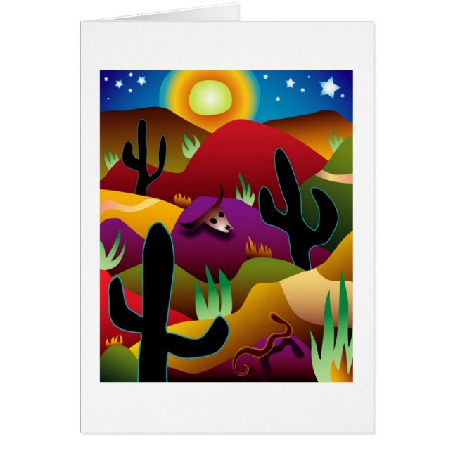 Öken Hälsningskort (Framsidan)