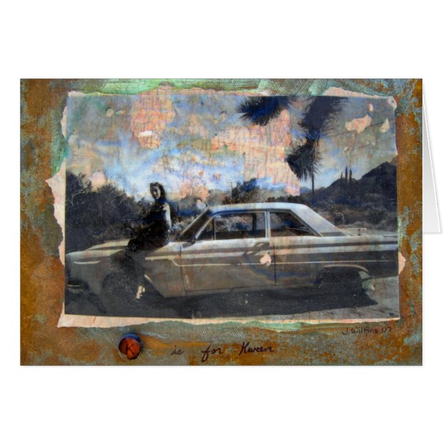 Öken Kween Hälsningskort (Framsidan Horizontal)