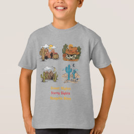 Öken Nätter Stjärnklara Syner Myggbett Öken T Shirt