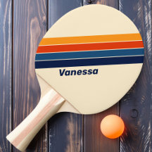 Öken Retro Regnbågsrandig med Namn