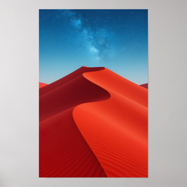 Öken Sanddyn Poster (Framsidan)