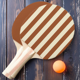 Öken Sol Polostripning och enfärgad Pingisracket