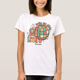 Öken solnedgång Retro Gott Nytt År Fest T Shirt