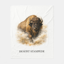 Öken Stampede Mysig Västlig Ranch Fleecefilt