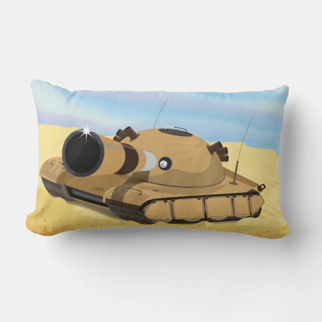 Öken Tank Lumbarkudde (Framsida)