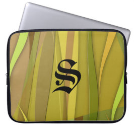 Öken Zephyr med monogram Laptop Fodral