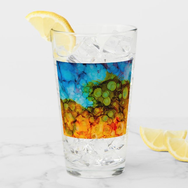 Ökenabstrakt Glaskopp (Framsida Ice)