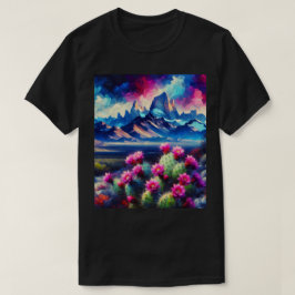 Ökenberg Blommande Kaktus Unisex T Shirt