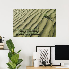 Ökenbibel inspirationsaffisch poster