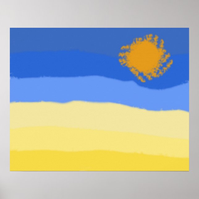 ökenbild poster (Framsidan)