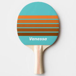 Ökenblått med tvärstreckning och namn pingisracket