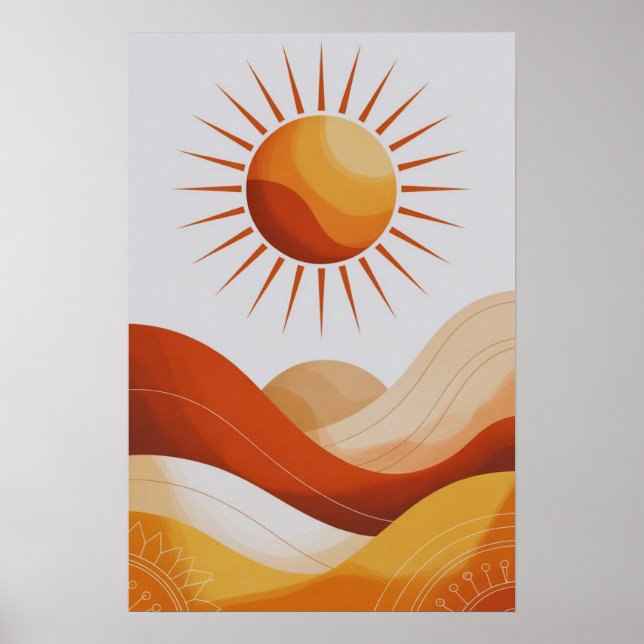 Ökenblomning Poster (Framsidan)